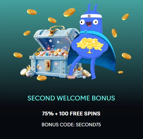 Oshi second welcome bonus 75%