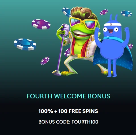 Oshi fourth welcome bonus 100%